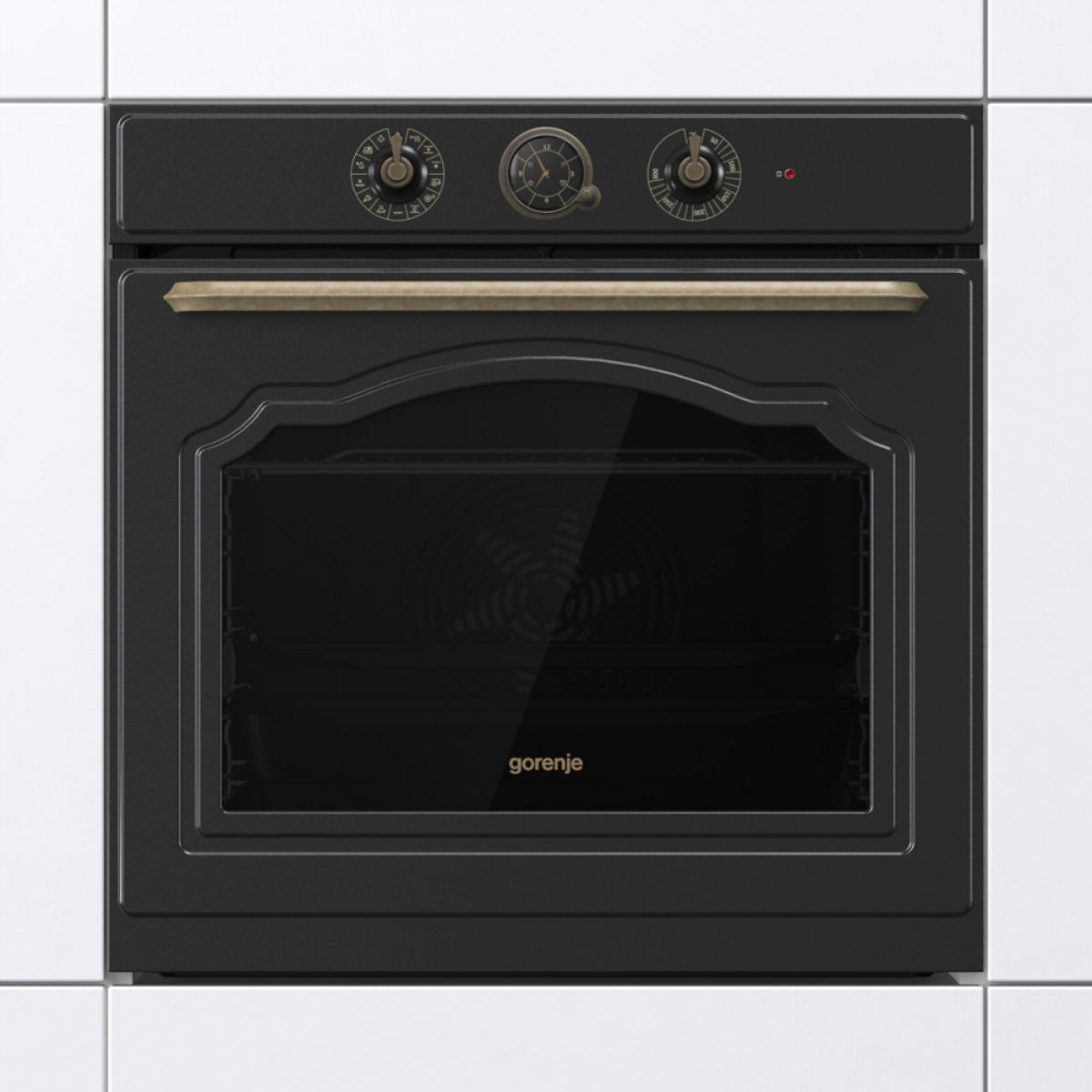 Духовой шкаф электрический Gorenje BOS67372CLB, черный в TehnoAdept