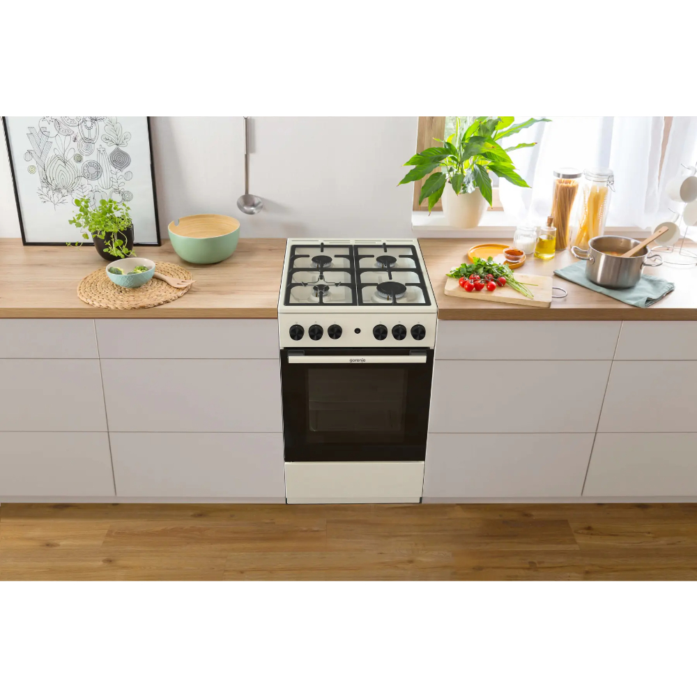 Плита газовая Gorenje GG5A12BEF, бежевый в TehnoAdept