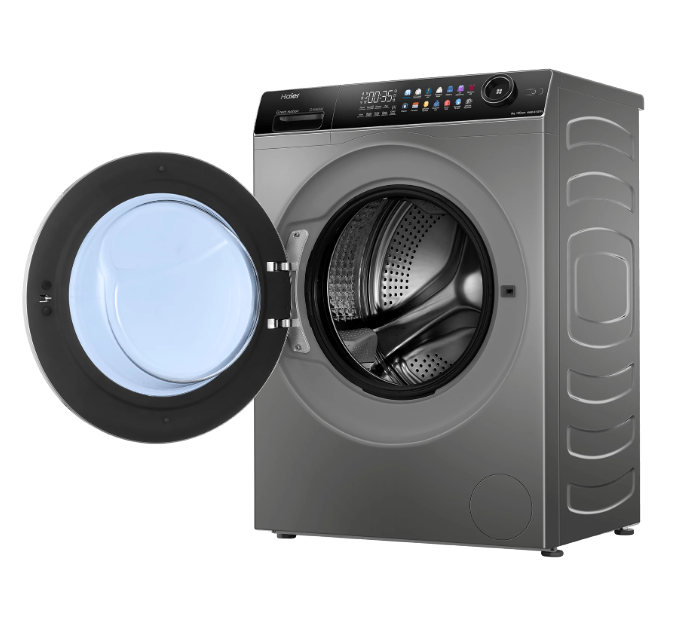 Стиральная машина Haier HW80-B14279S, серебристый в TehnoAdept