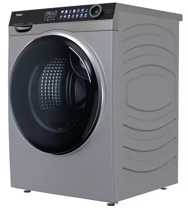 Стирально-сушильная машина Haier 378S (HW100-BD14378S + HD100-A2378S + CKS-1),серебристый в TehnoAdept