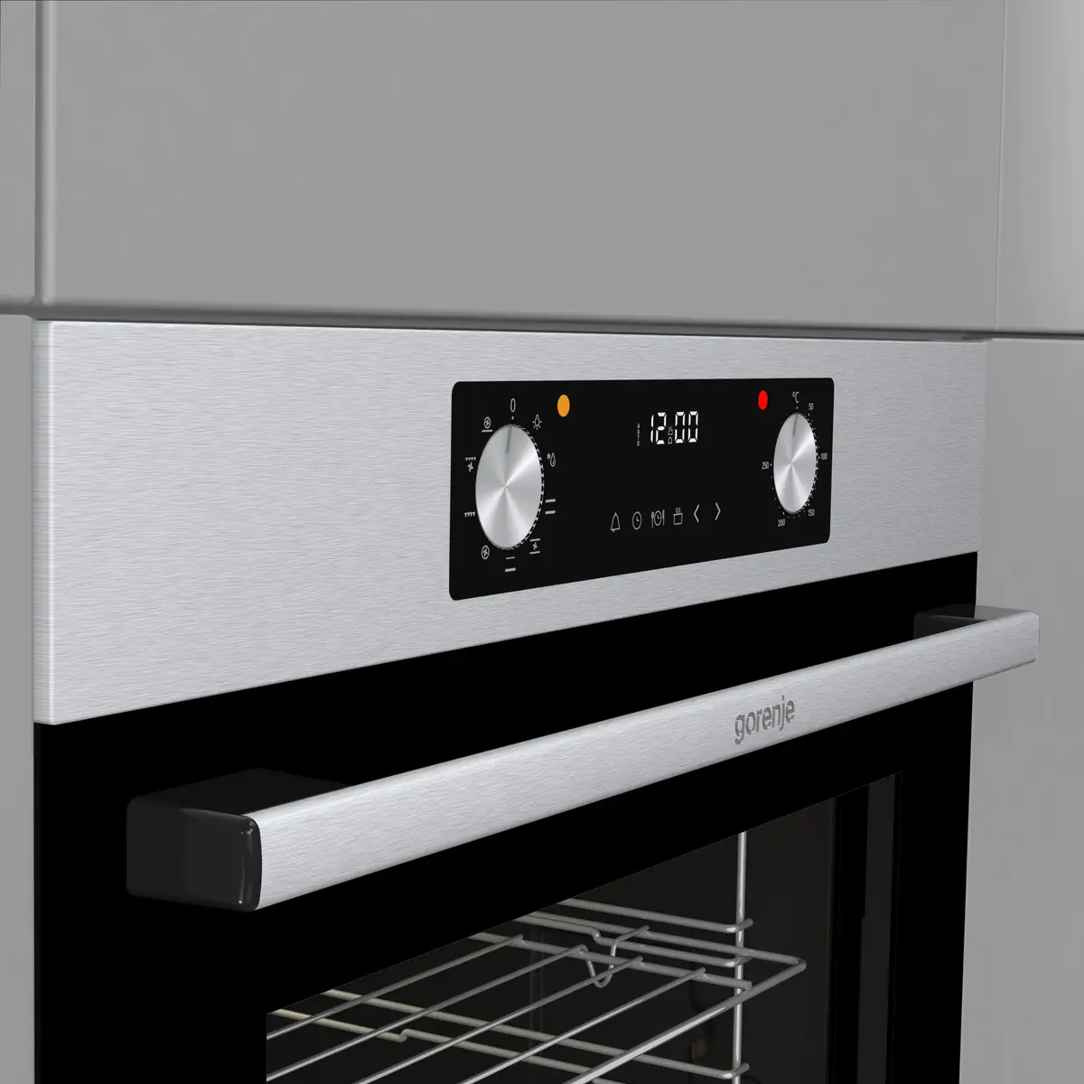 Духовой шкаф электрический Gorenje BO6737E02AXN, нержавеющая сталь в TehnoAdept