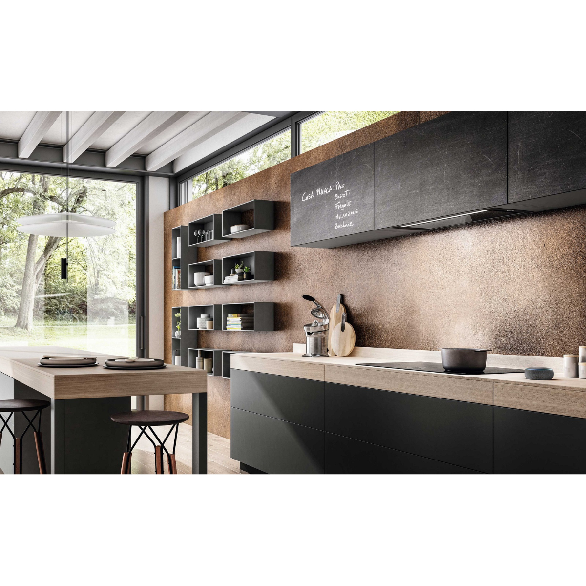 Вытяжка встраиваемая Elica Hidden 2.0 BL MAT/A/72 (PRF0197747), черный в TehnoAdept
