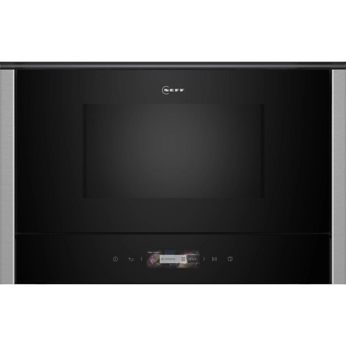 Микроволновая печь встраиваемая Neff NR4WR21N1, черный/нержавеющая сталь в TehnoAdept