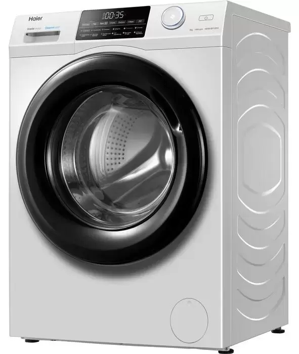 Стирально-сушильная машина Haier 959 (HW90-BP14959 + HD90-A2959 + соединит.элемент), белый в TehnoAdept
