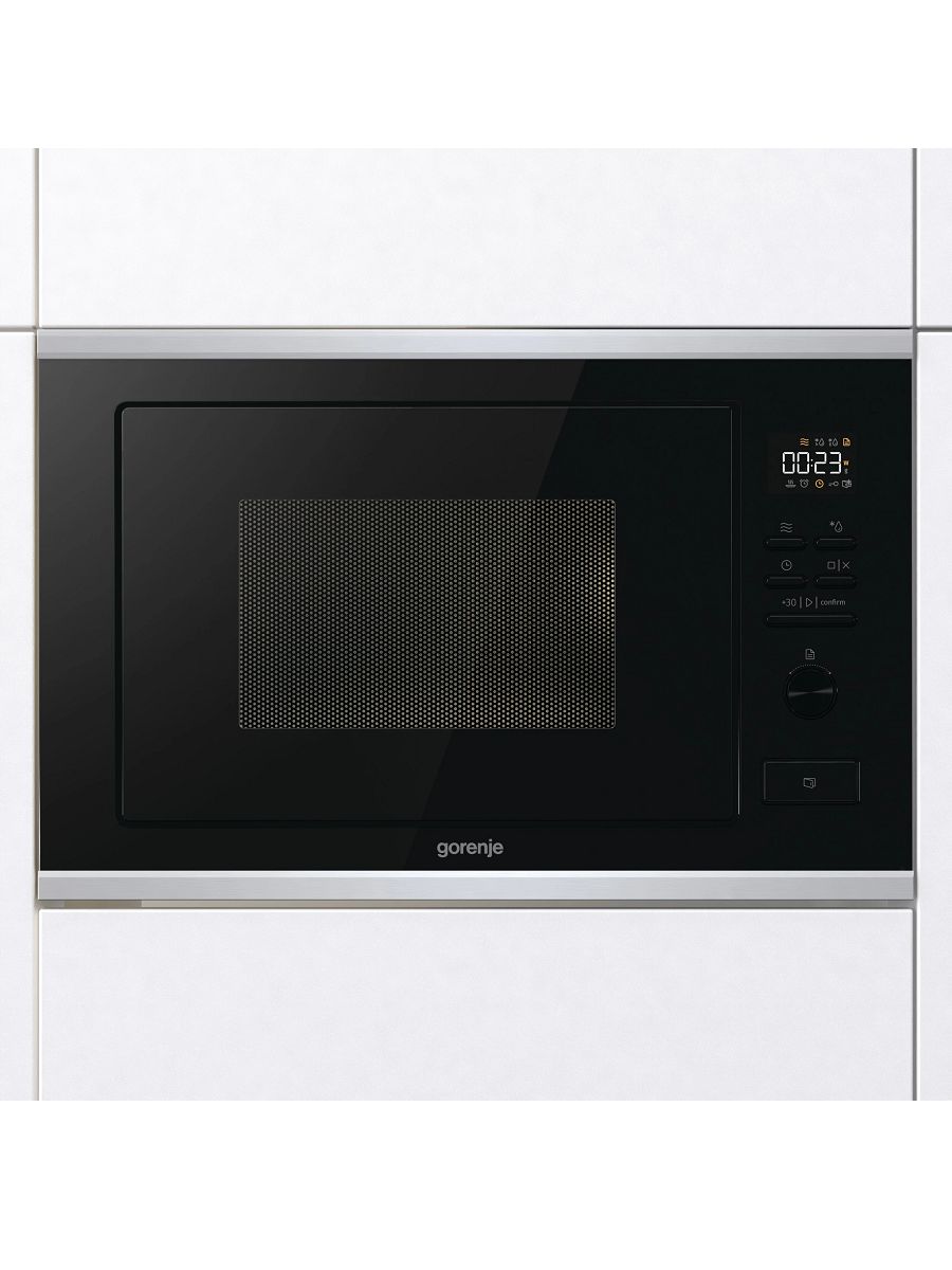 Микроволновая печь встраиваемая Gorenje BMX251M2BG, черный/серебристый в TehnoAdept
