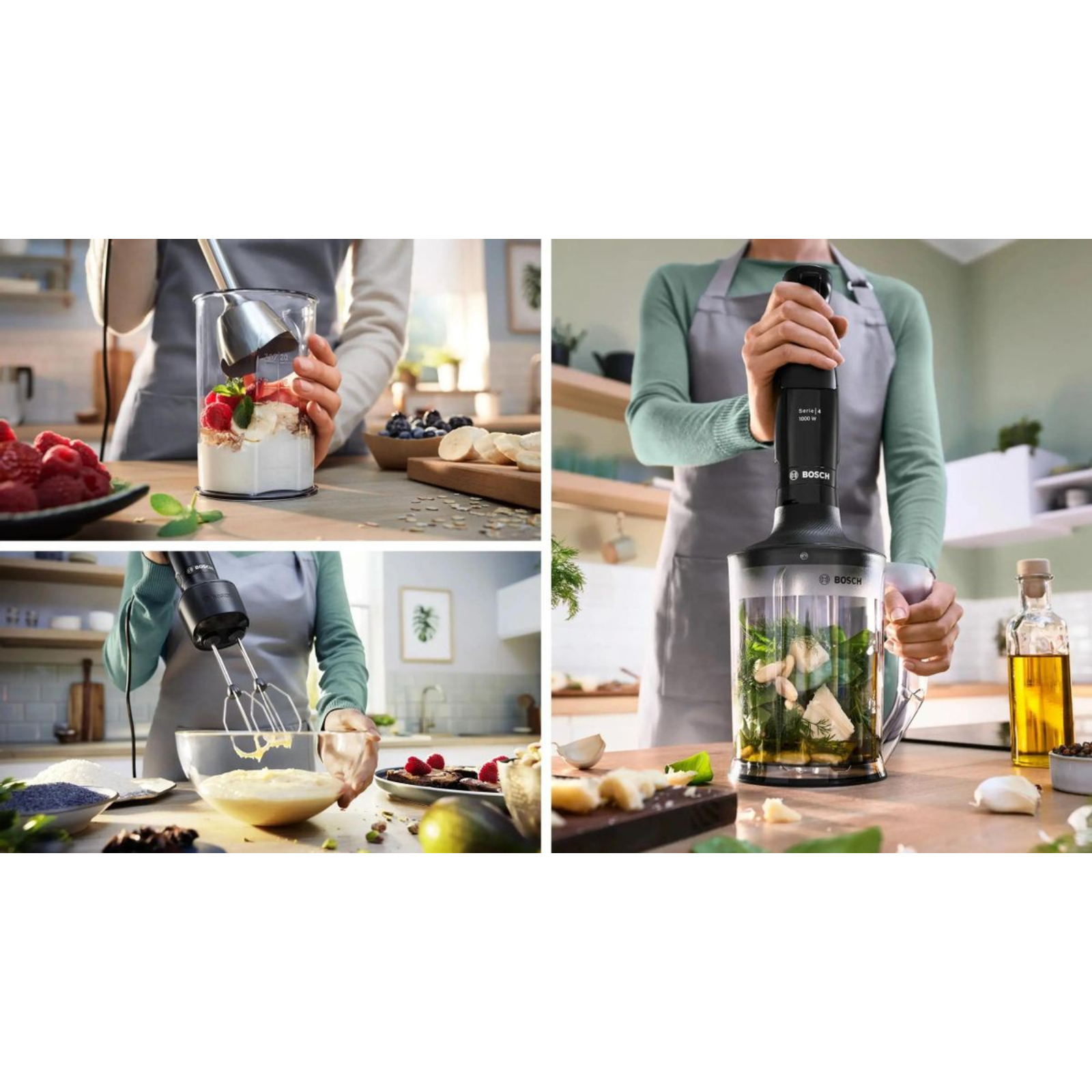 Блендер погружной Bosch MSM4B654, черный в TehnoAdept