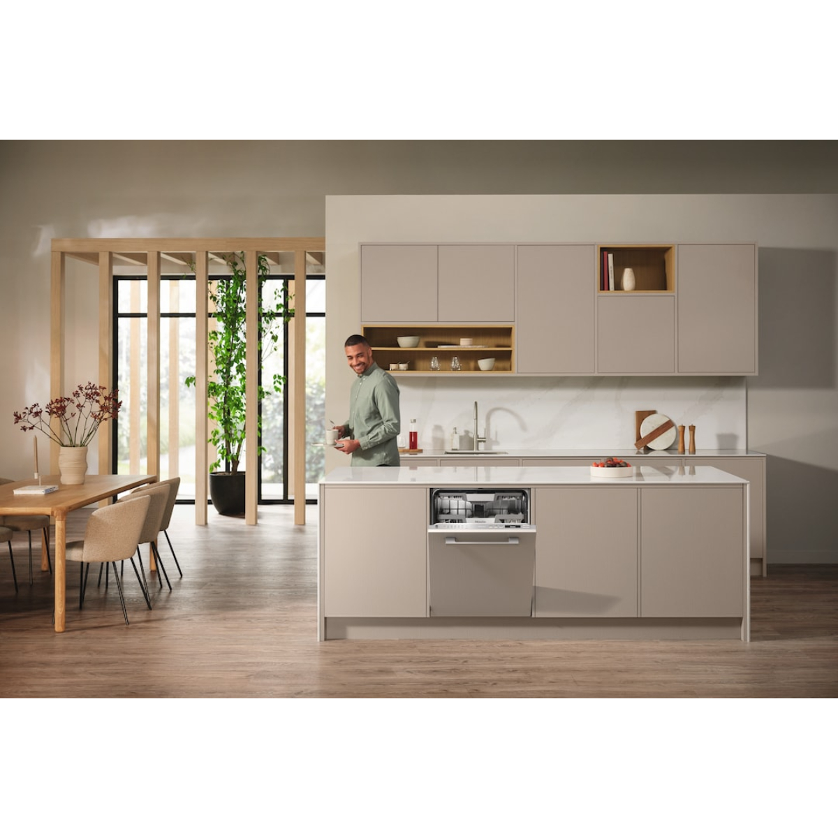 Посудомоечная машина встраиваемая Miele G 7085 SCVi XXL AutoDos EDST Stainless Steel в TehnoAdept