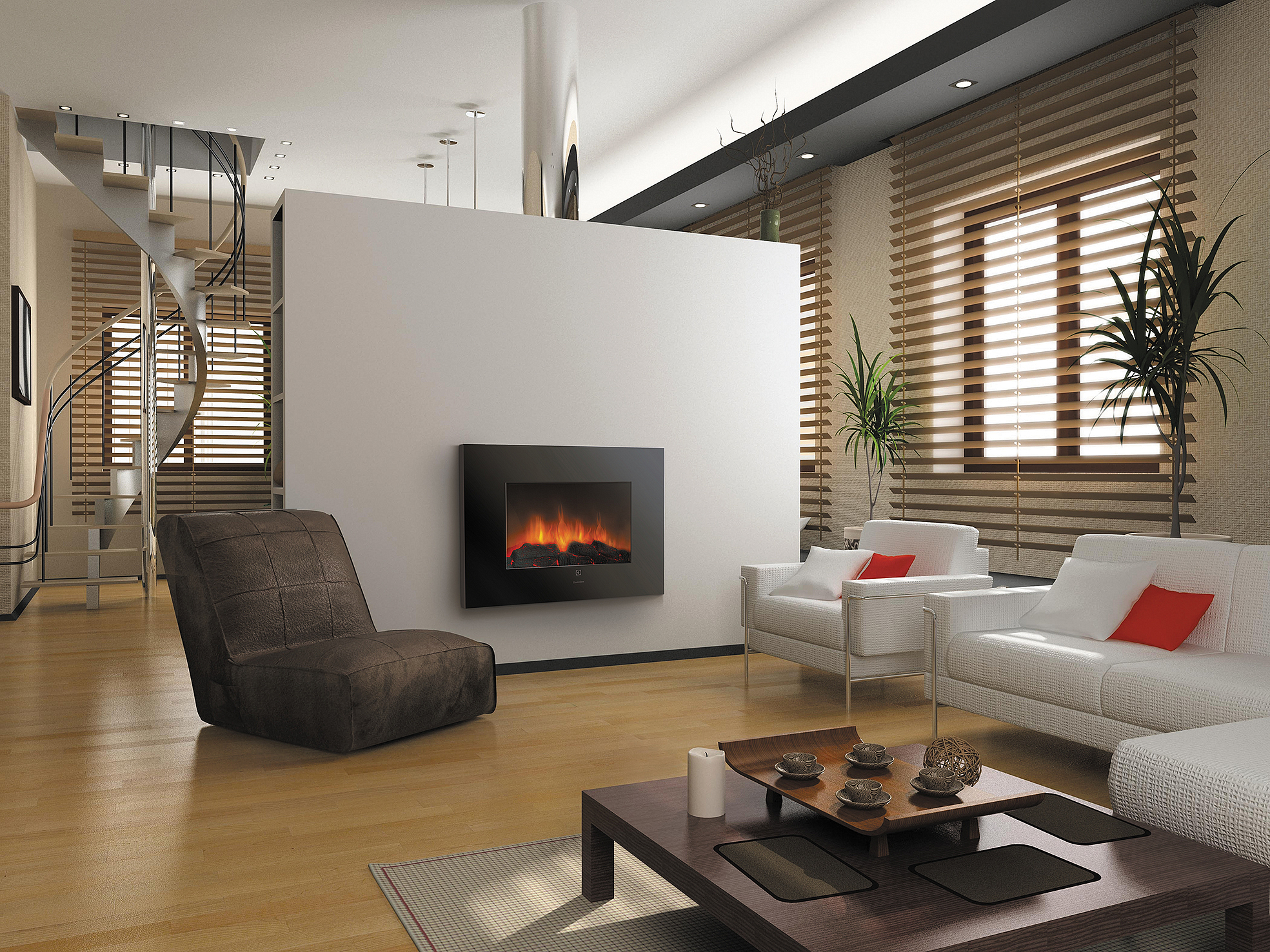 Камин электрический Electrolux EFP/W-1250ULS в TehnoAdept