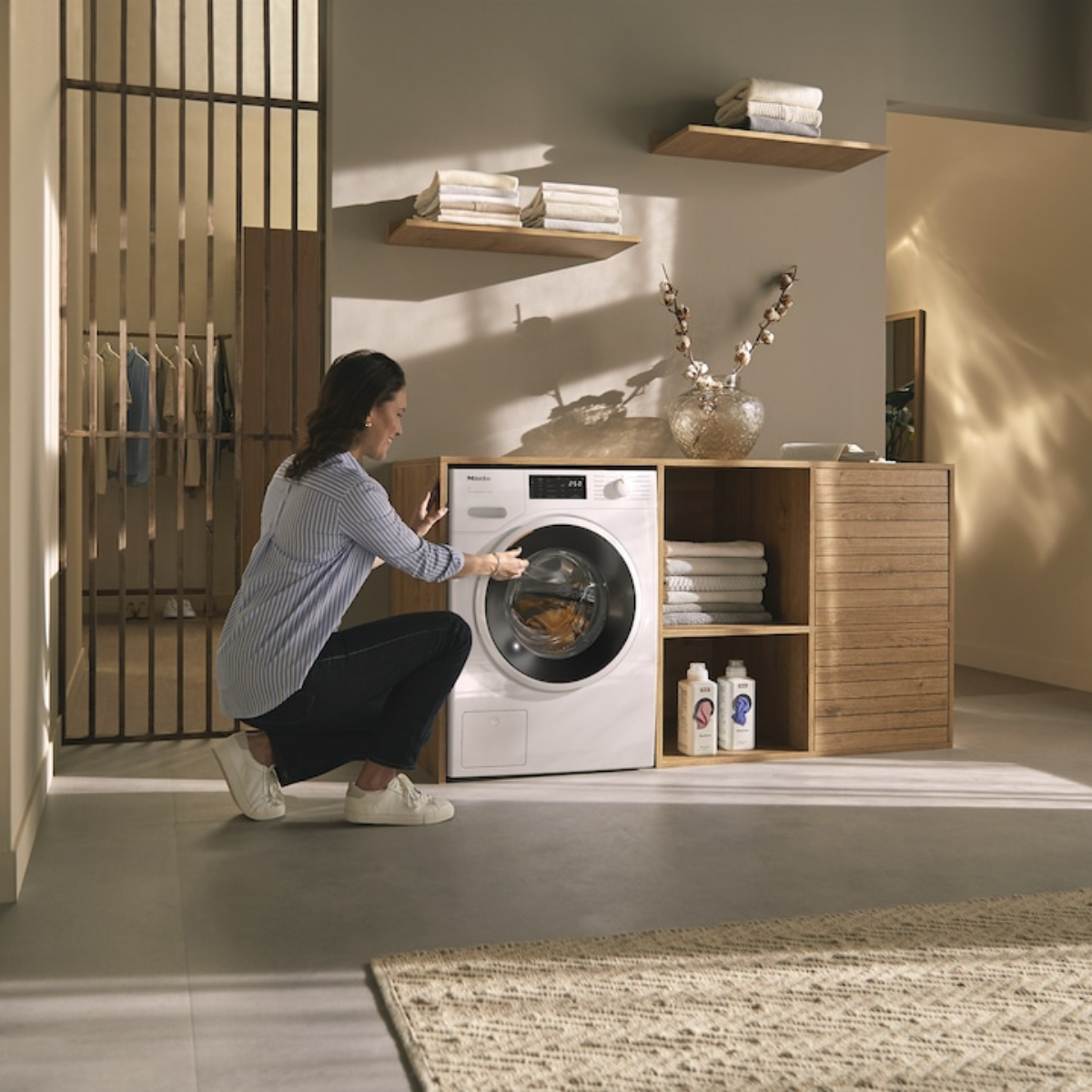 Стиральная машина Miele WWD380 WCS PWash&Steam&9kg LOWE Lotus White, белый лотос в TehnoAdept