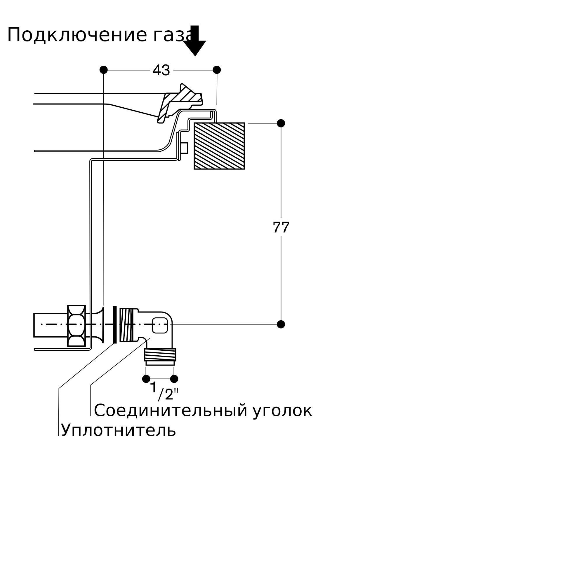 Варочная панель газовая Gaggenau VG264220, нержавеющая сталь в TehnoAdept