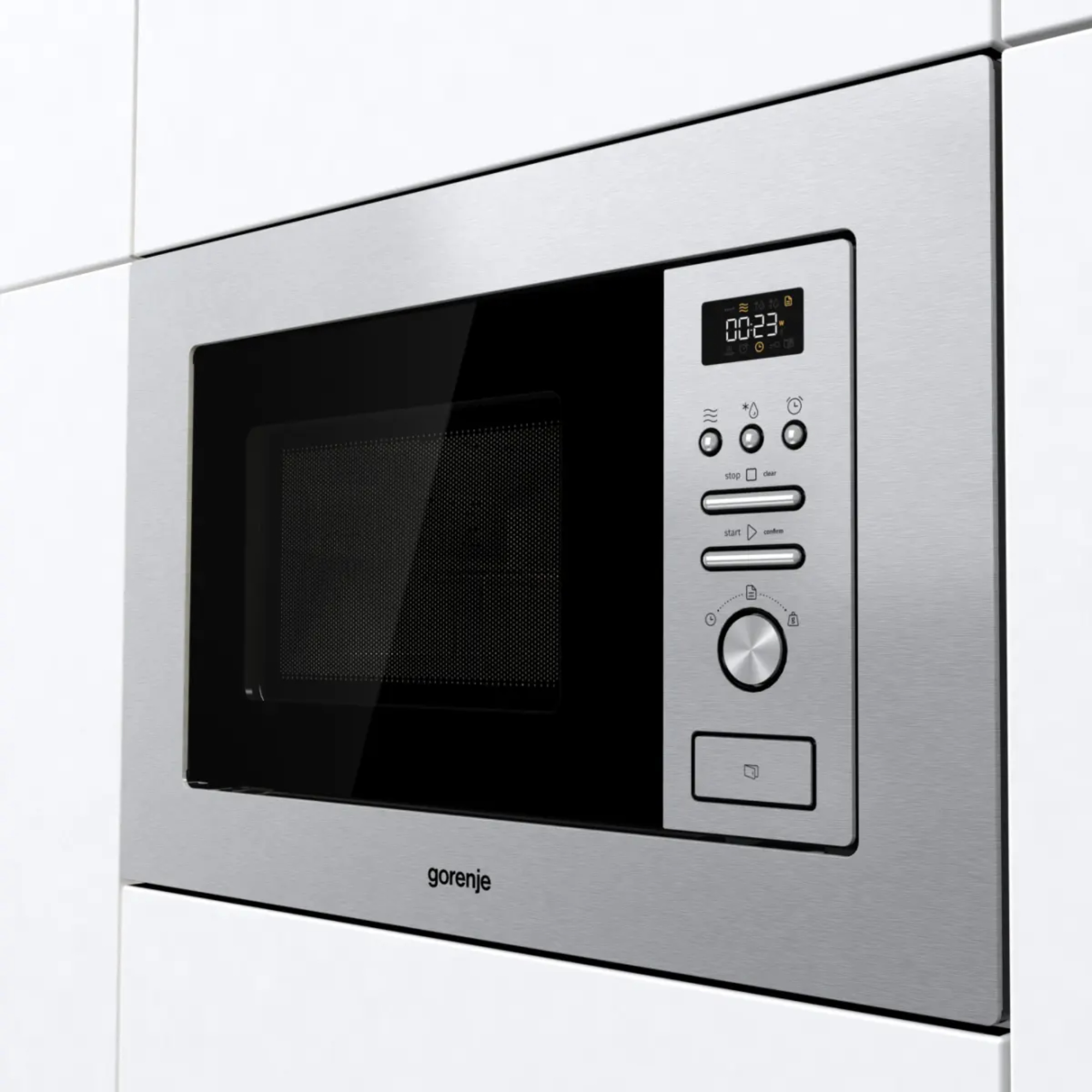 Микроволновая печь встраиваемая Gorenje BM201AG1X, нержавеющая сталь в TehnoAdept