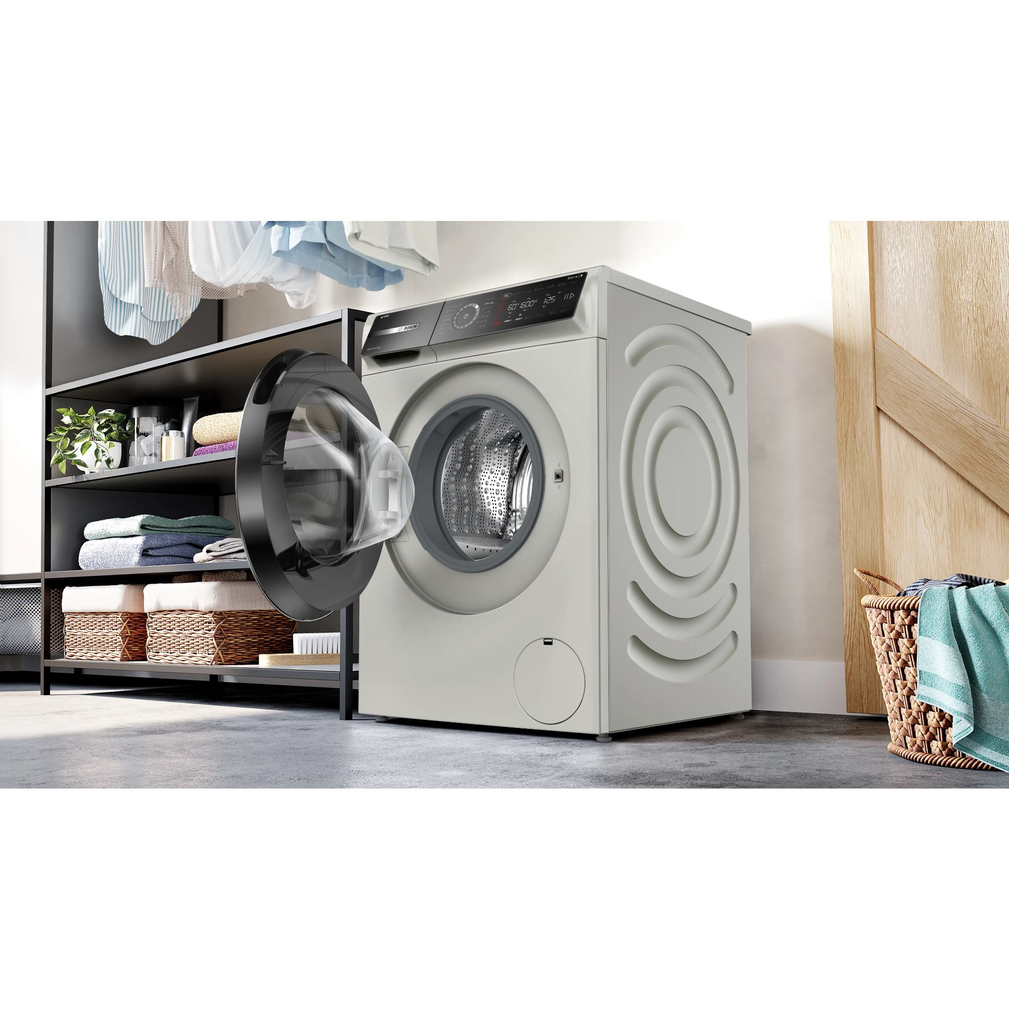 Стиральная машина Bosch WGB256AXME, серебристый в TehnoAdept