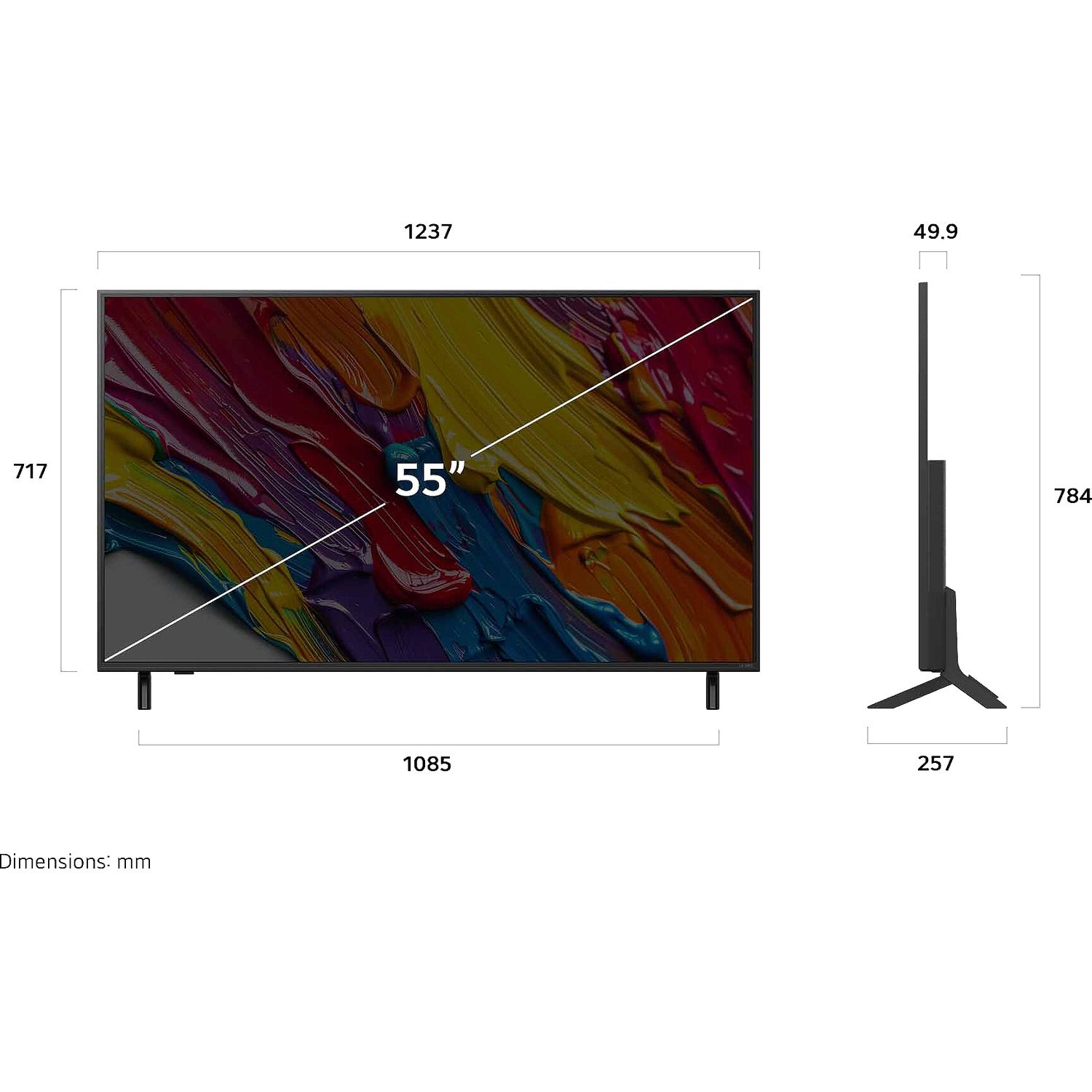 Телевизор LG 55QNED82A6B.ARUG в TehnoAdept