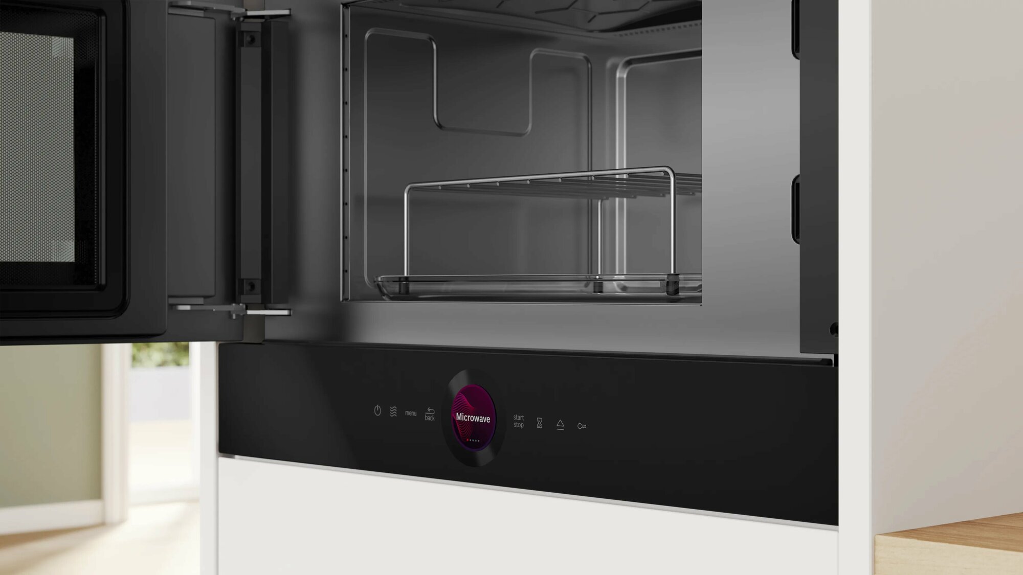 Микроволновая печь встраиваемая Bosch BEL7321B1, черный в TehnoAdept