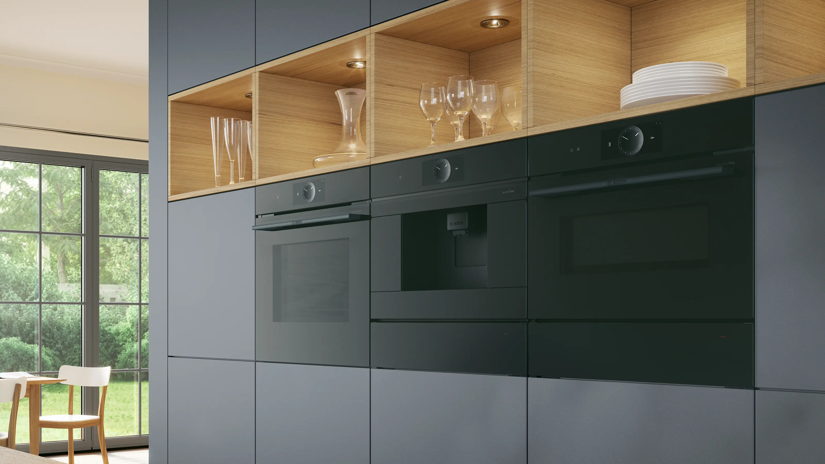 Кофемашина автоматическая встраиваемая Bosch CTL9181B0, черный в TehnoAdept