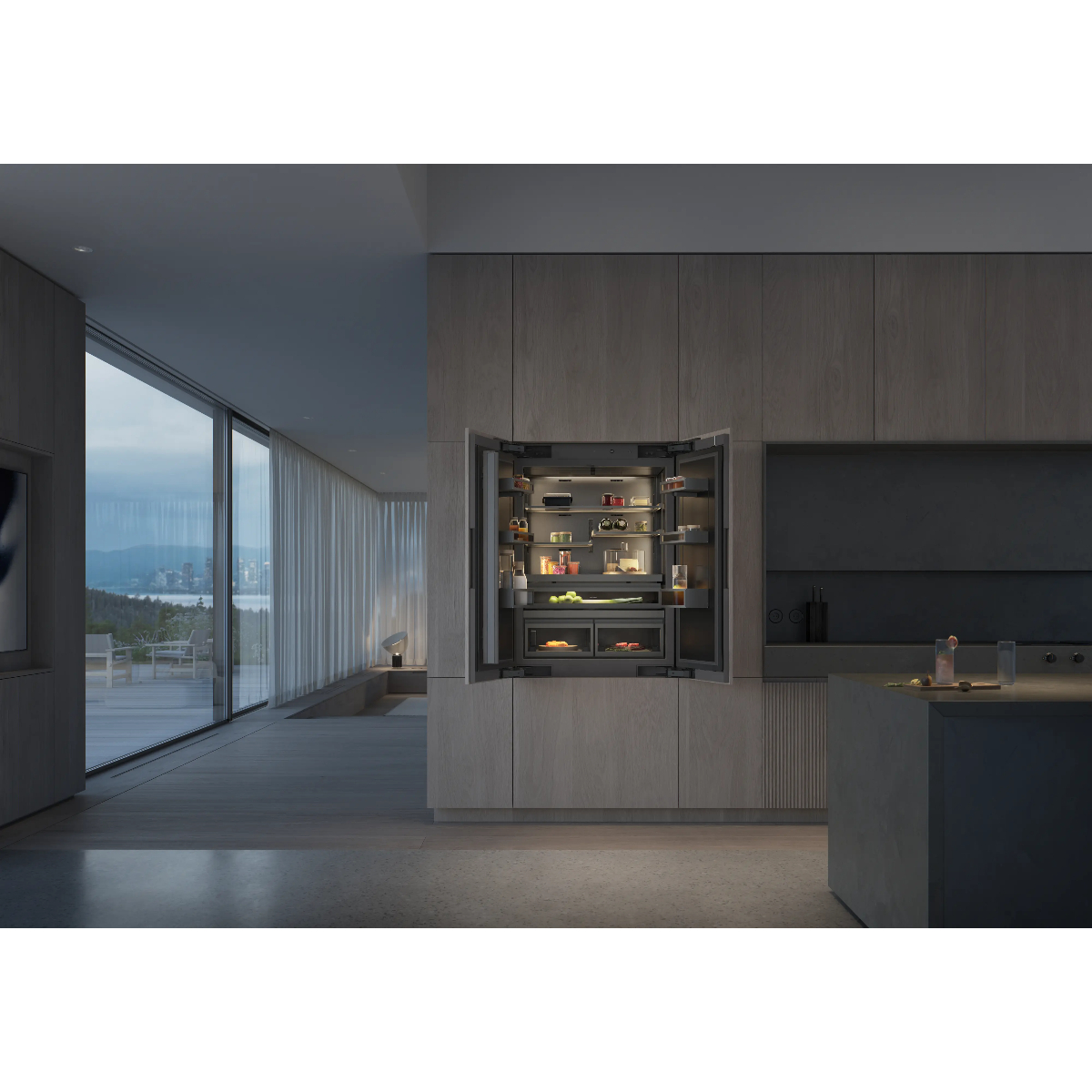 Холодильник Side-by-Side Gaggenau RVY497190 в TehnoAdept