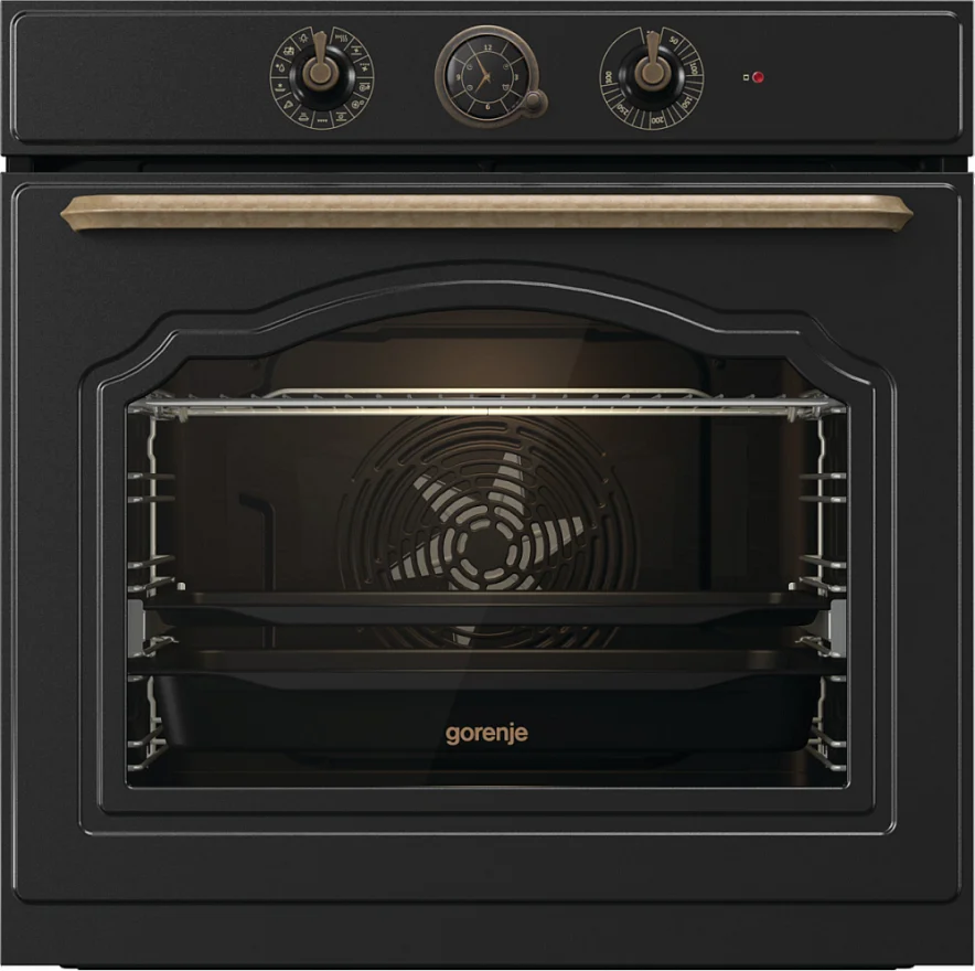 Духовой шкаф электрический Gorenje BOS67372CLB, черный в TehnoAdept
