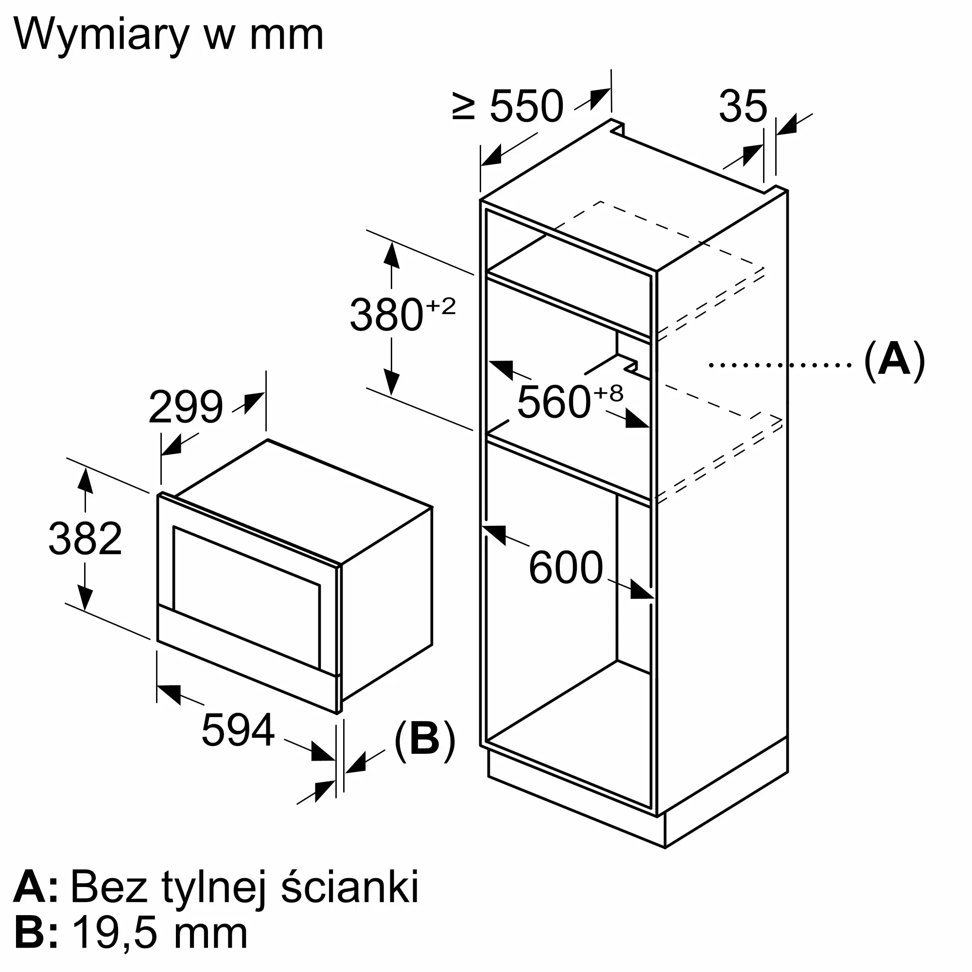 Микроволновая печь встраиваемая Bosch BER7321B1, черный в TehnoAdept
