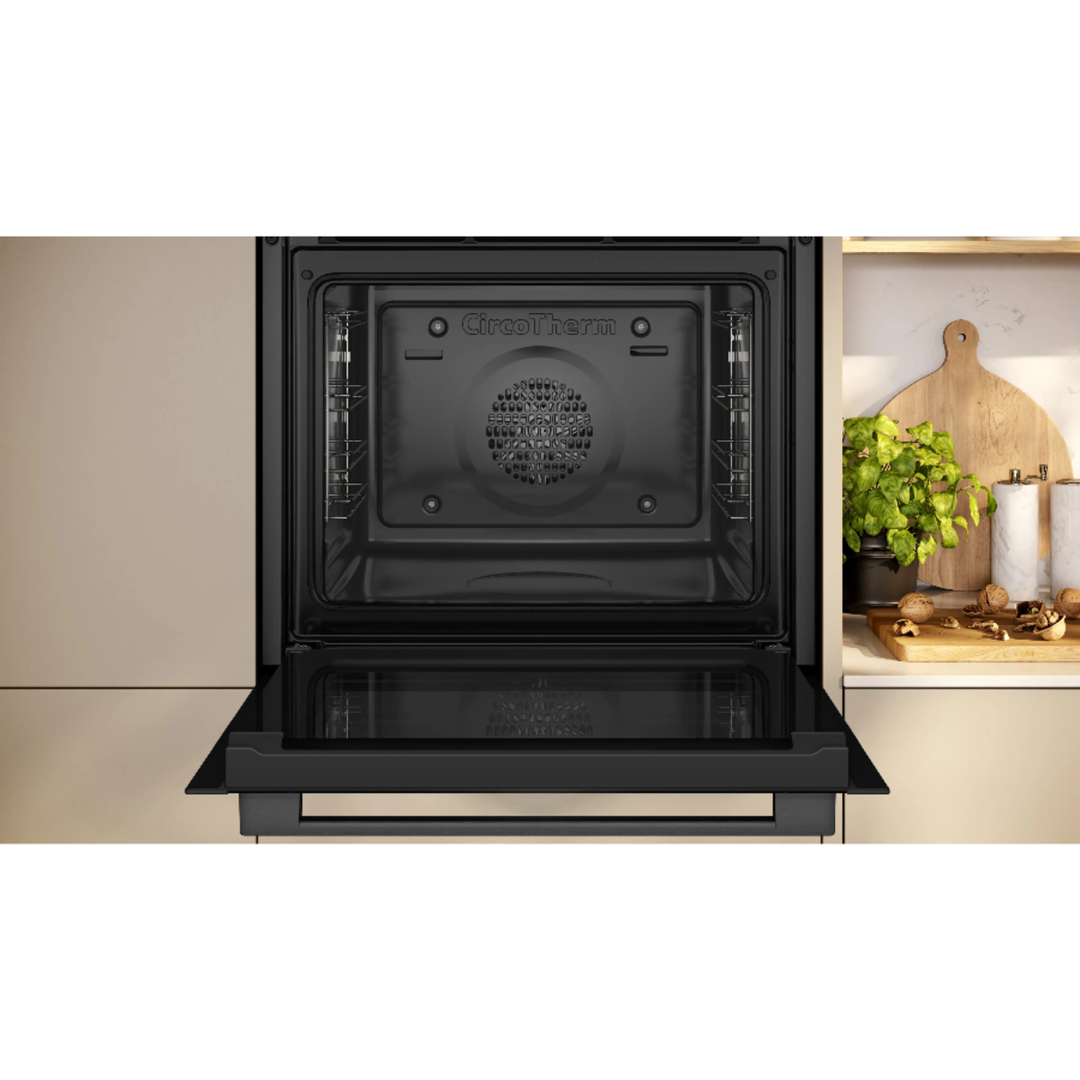 Духовой шкаф электрический Neff B1ACE2AG3, графитово-серый в TehnoAdept