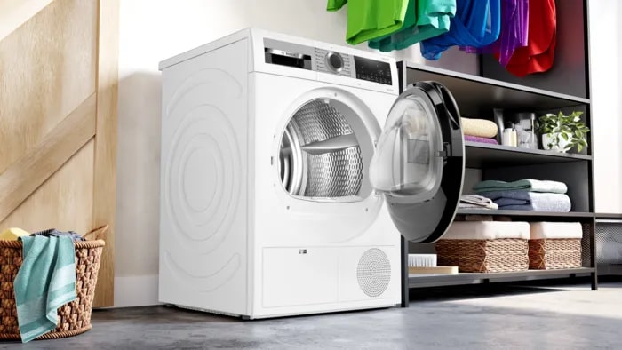 Сушильная машина Bosch WQG1420AME, белый в TehnoAdept