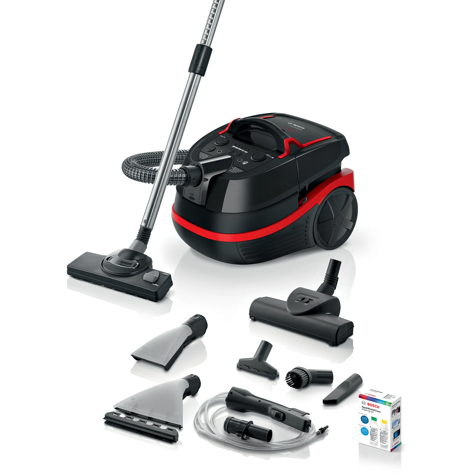 Пылесос моющий Bosch BWD421POW, черный в TehnoAdept