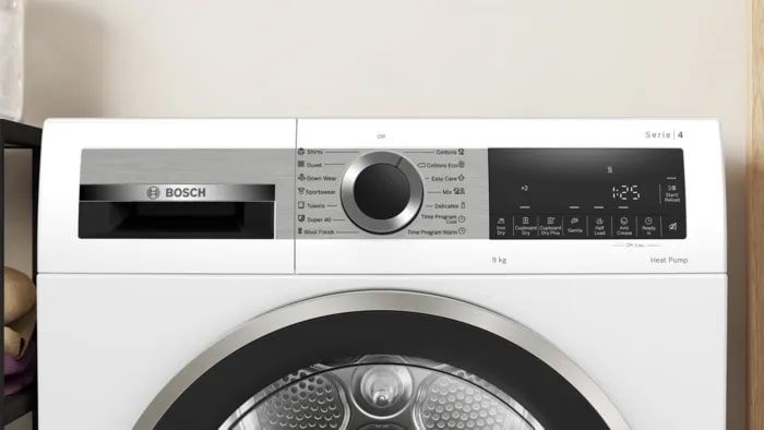 Сушильная машина Bosch WQG1420AME, белый в TehnoAdept