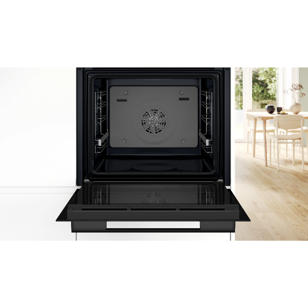 Духовой шкаф электрический Bosch HUA736EG0T, черная нержавеющая сталь в TehnoAdept