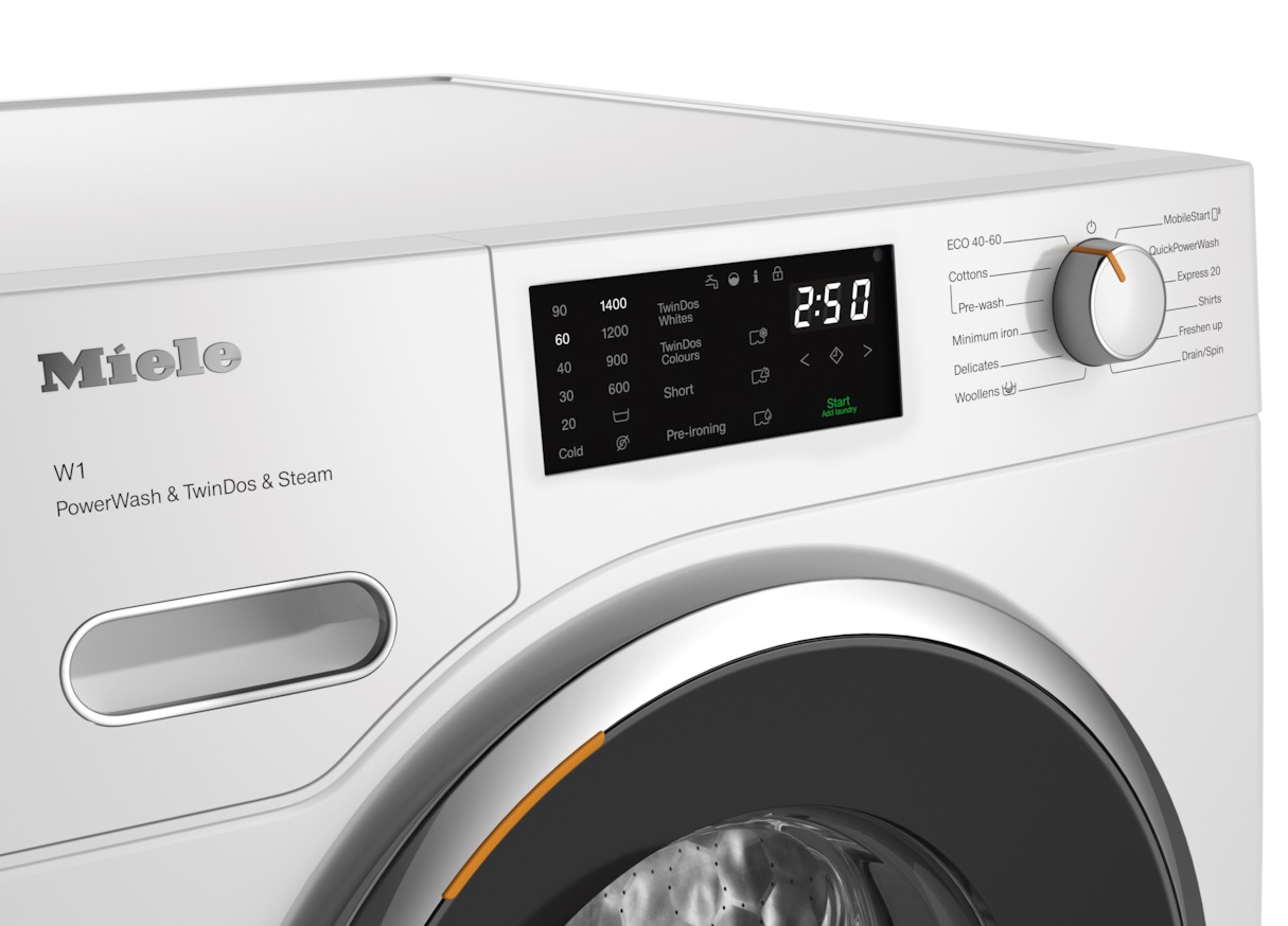 Стиральная машина Miele WWG880 WCS PWash&TDos&Steam LOWE Lotus White, белый лотос в TehnoAdept