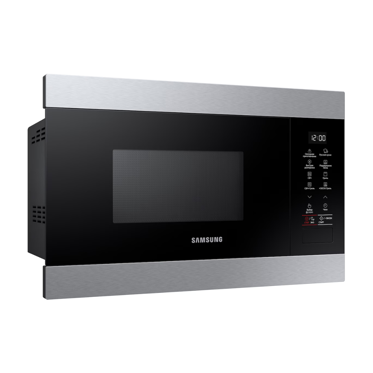 Микроволновая печь встраиваемая Samsung MG22M8074AT/BW, серебристый/черный в TehnoAdept