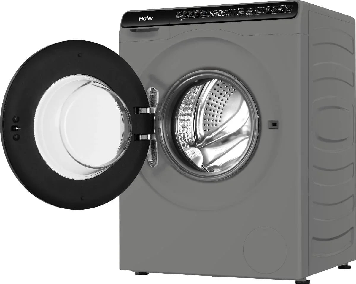 Стиральная машина Haier HW50-BP1026S, серый в TehnoAdept