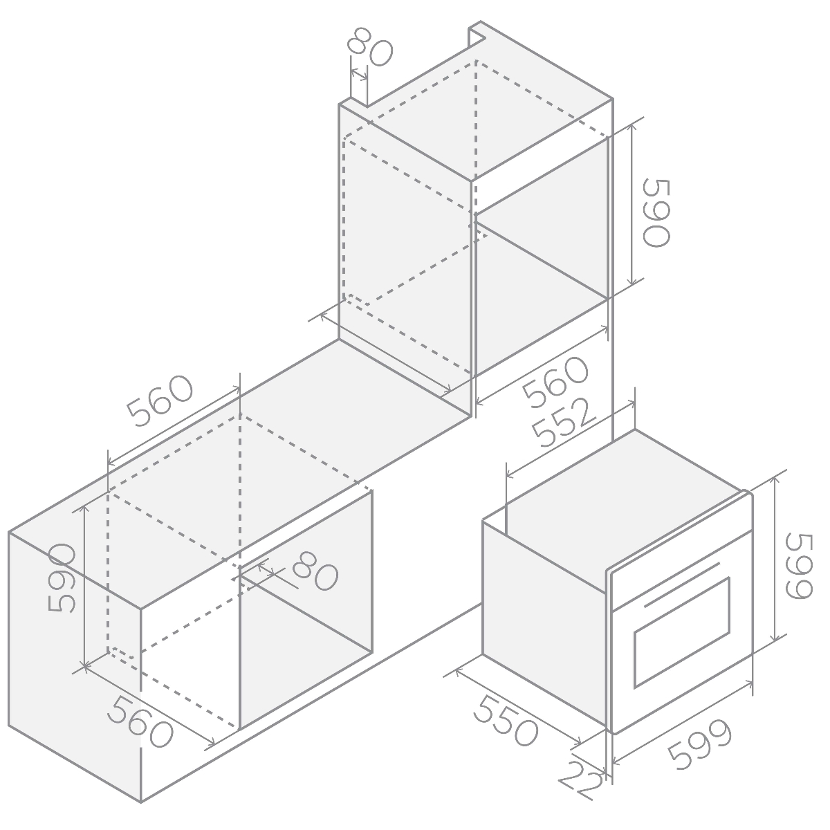 Духовой шкаф электрический Elica VIRTUS MULTI 60 TFT BL (PRF0191770A), черный в TehnoAdept