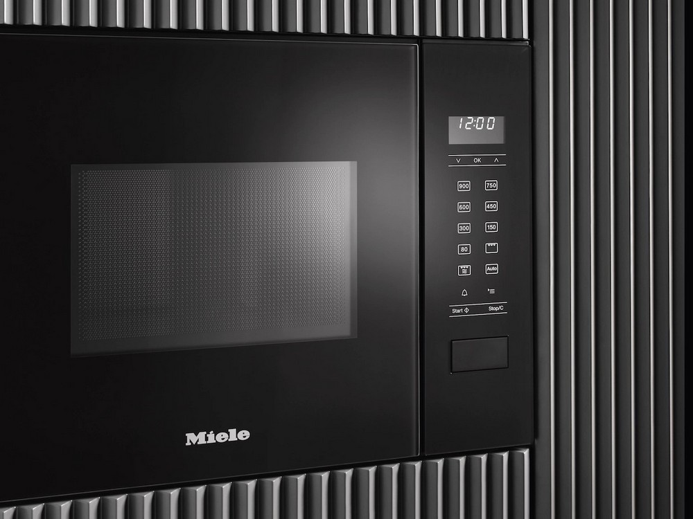 Микроволновая печь встраиваемая Miele M 2234 SC OBSW Obsidian Black, черный обсидиан в TehnoAdept