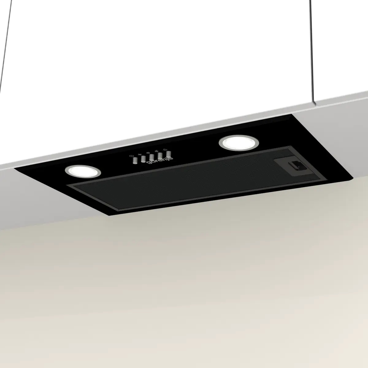 Вытяжка встраиваемая Gorenje BHI526E6B, черный в TehnoAdept