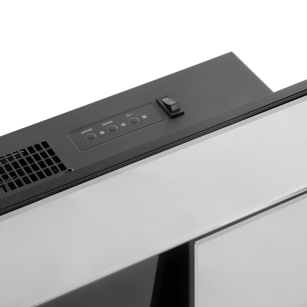 Камин электрический Electrolux EFP/W-2000S, серебристый в TehnoAdept