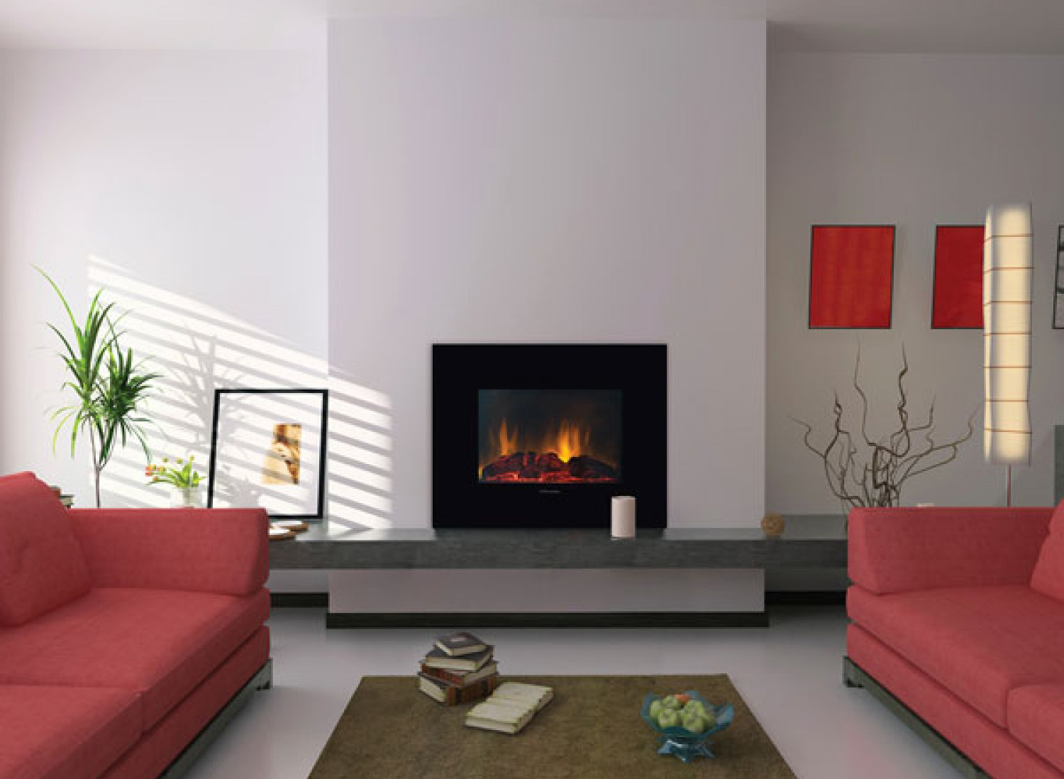 Камин электрический Electrolux EFP/W-1100ULS, черный в TehnoAdept