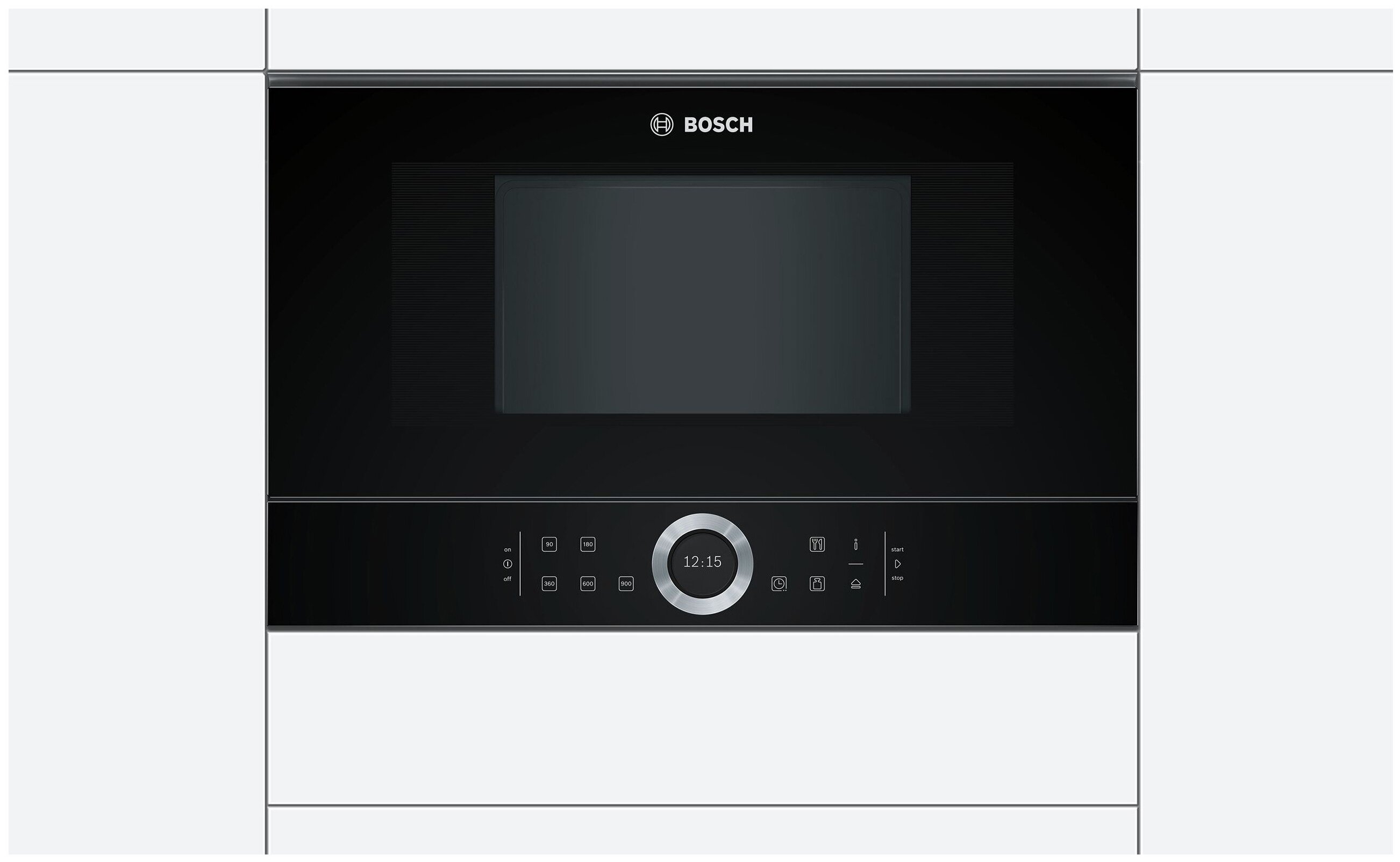 Микроволновая печь встраиваемая Bosch BFL634GB1, черный в TehnoAdept