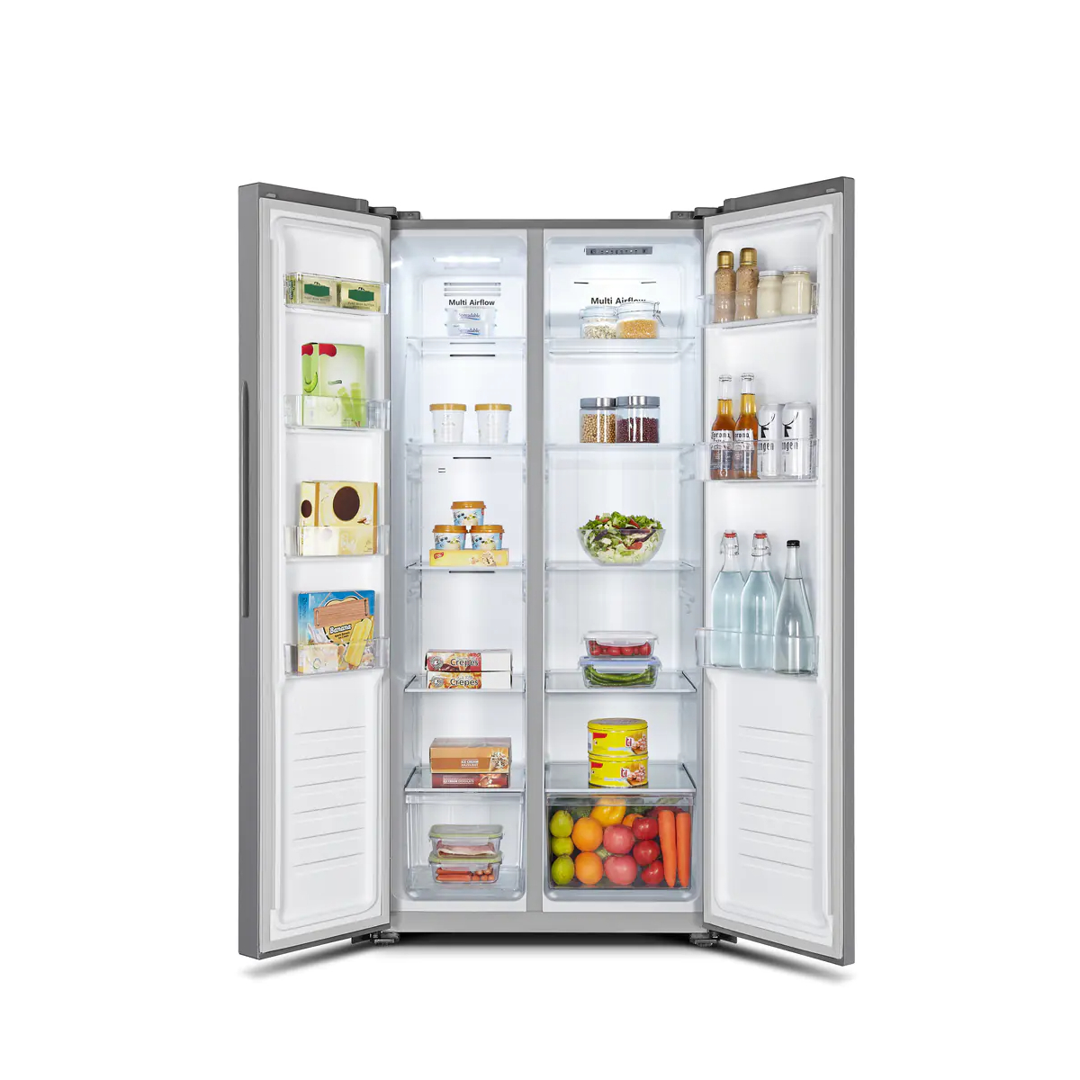 Холодильник Side-by-Side Gorenje NRS81714SI, серый металлик в TehnoAdept