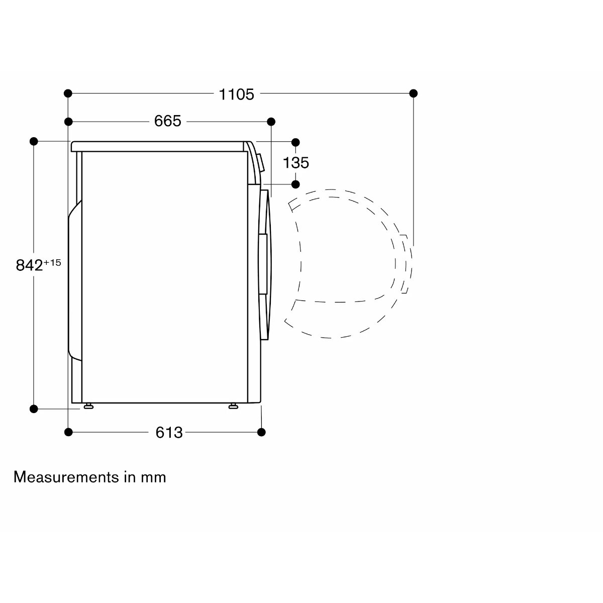 Сушильная машина Gaggenau WT260166, белый в TehnoAdept