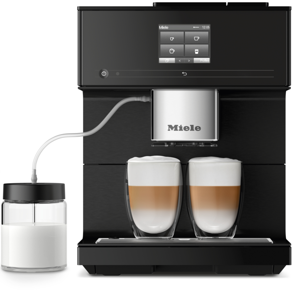 Кофемашина автоматическая Miele CM 7750 CoffeeSelect OBSW Obsidian Black, обсидиан черный в TehnoAdept