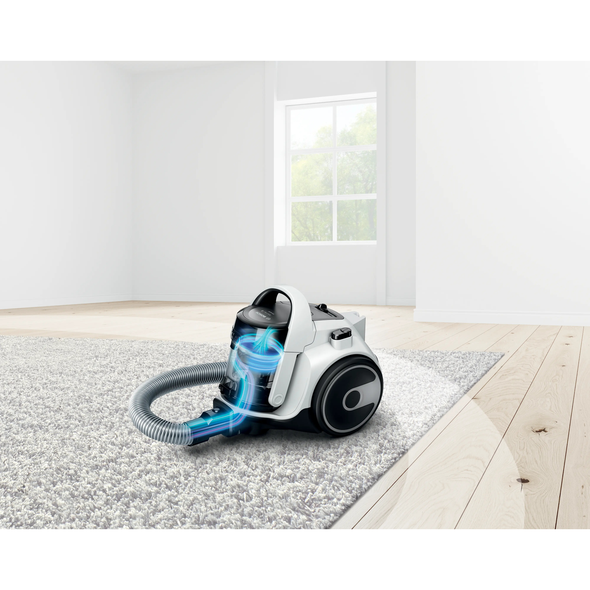 Пылесос Bosch BGS05A222, белый/черный в TehnoAdept