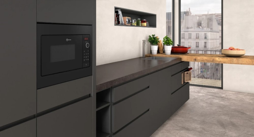 Микроволновая печь встраиваемая Neff HLAWG25S3, черный в TehnoAdept