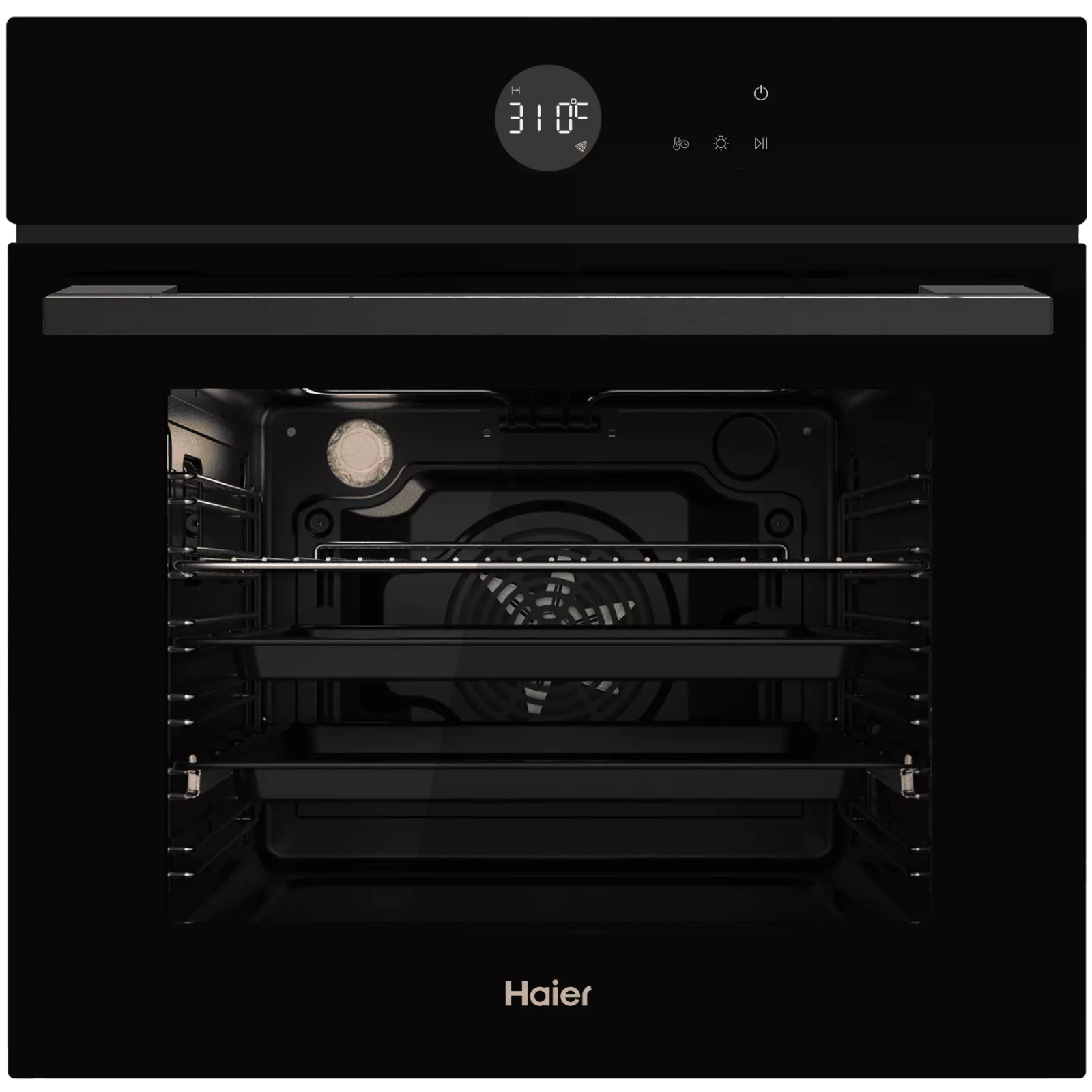 Духовой шкаф электрический Haier HOX-T08AMTB, черный в TehnoAdept