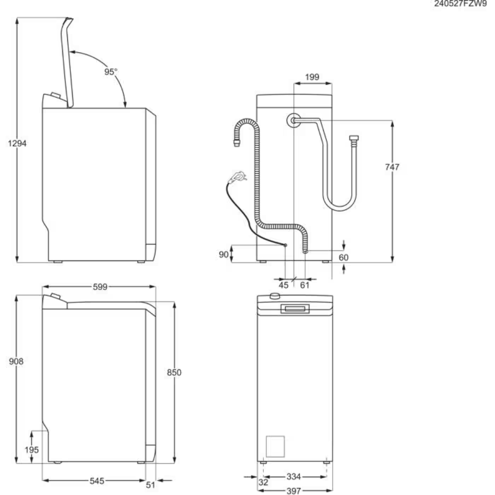 Стиральная машина Electrolux EW6T4262E, белый в TehnoAdept