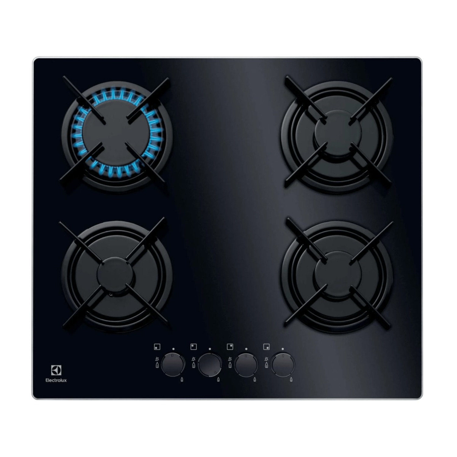Варочная панель газовая Electrolux EGT6242NVK, черный в TehnoAdept