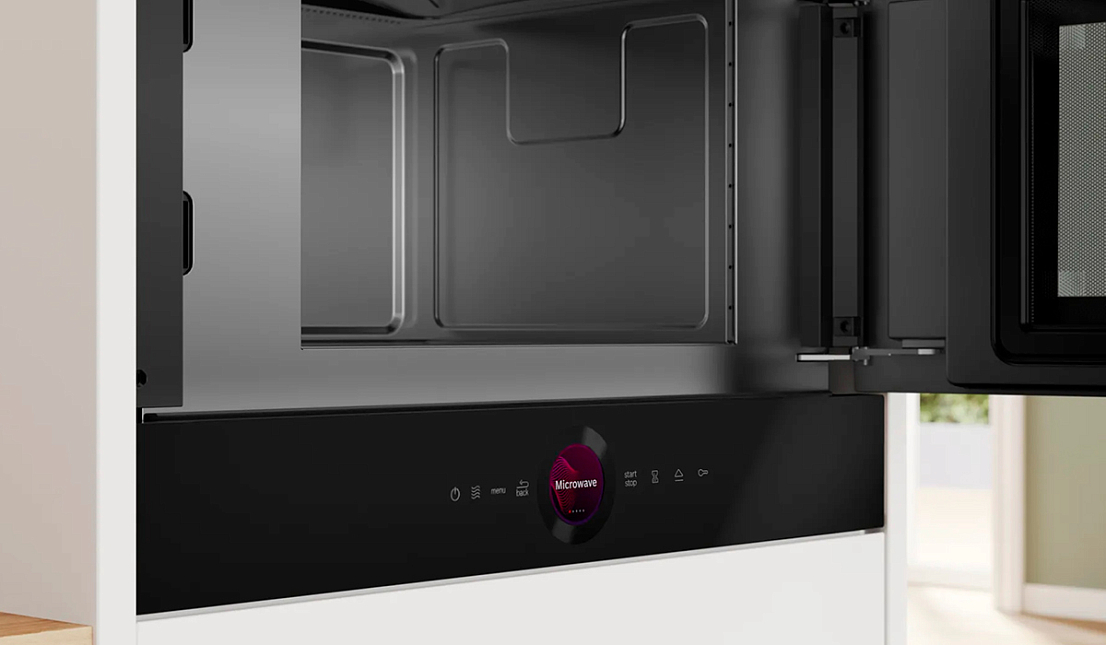 Микроволновая печь встраиваемая Bosch BFR7221B1, черный в TehnoAdept