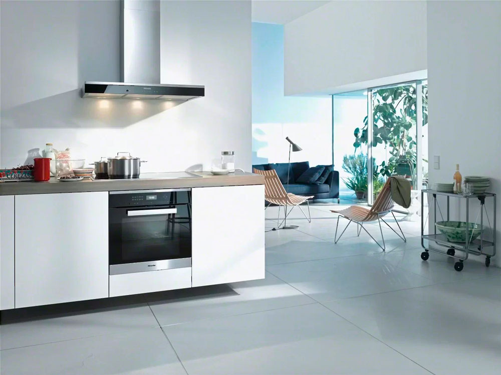 Вытяжка настенная Miele DA 6698 W Puristic Edition 6000 EDST Stainless Steel, нержавеющая сталь в TehnoAdept