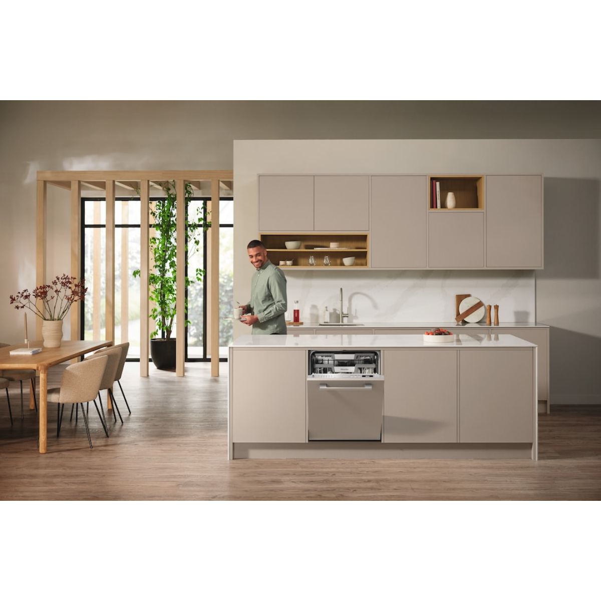 Посудомоечная машина встраиваемая Miele G 7080 SCVi AutoDos EDST Stainless Steel, нержавеющая сталь в TehnoAdept