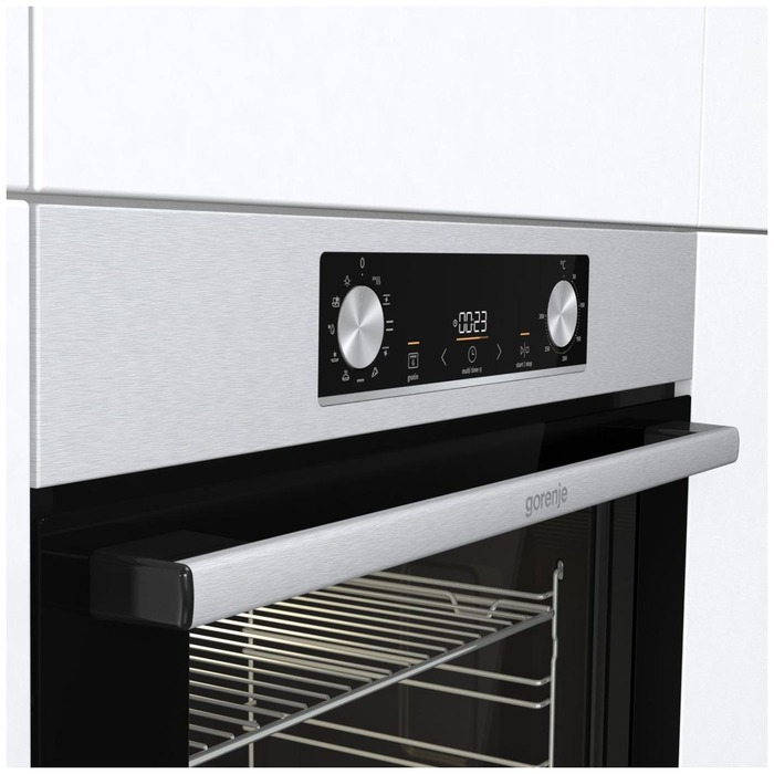 Духовой шкаф электрический Gorenje BO6735E05X, нержавеющая сталь в TehnoAdept