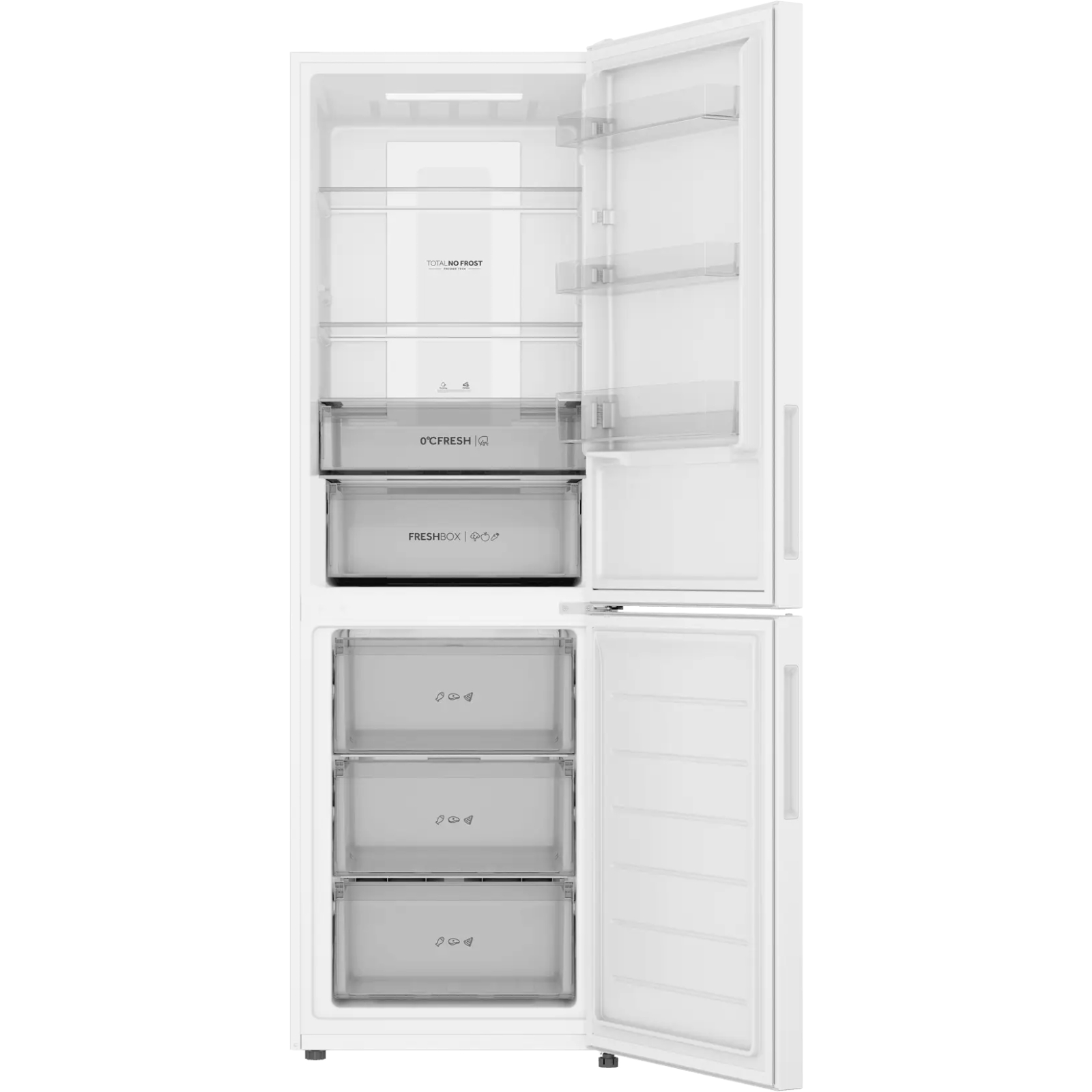 Холодильник Haier CEF530CWRG, белый в TehnoAdept