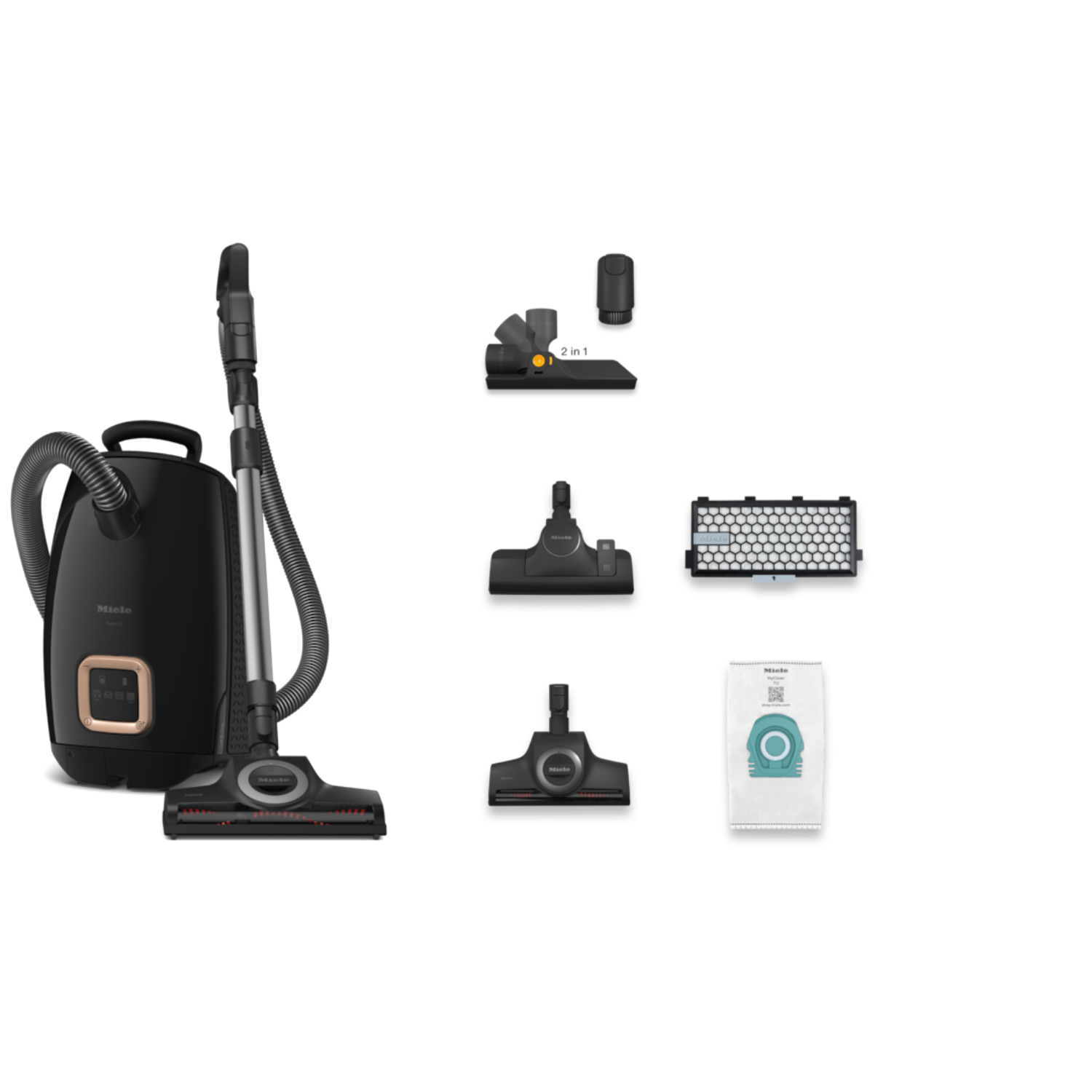 Пылесос Miele Guard L1 Cat & Dog OBSW Obsidian Black, черный обсидиан в TehnoAdept